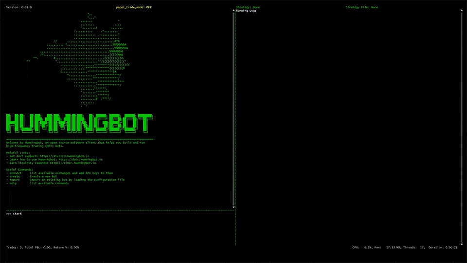 Hummingbot CLI